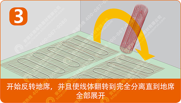 發熱地席安裝步驟3