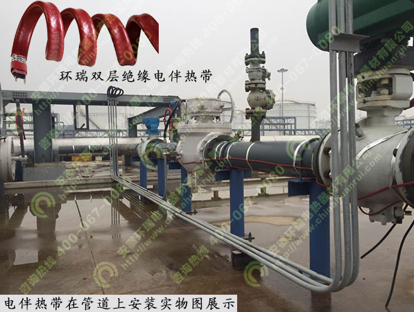 環瑞電伴熱帶安裝實物圖