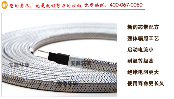 安徽環瑞自限溫電伴熱帶
