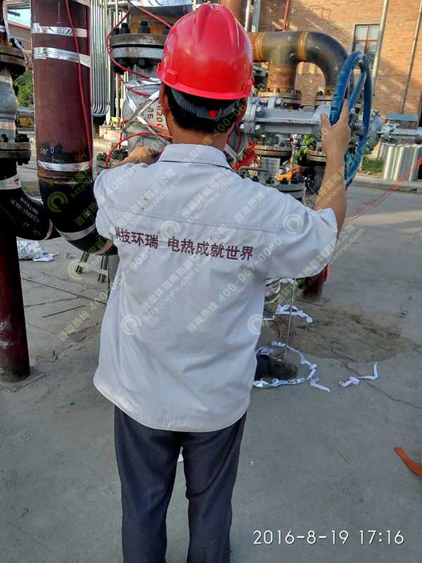 大慶煉化聚合物二廠熱風爐改造工藝瓦斯外網項目管道電伴熱保溫3