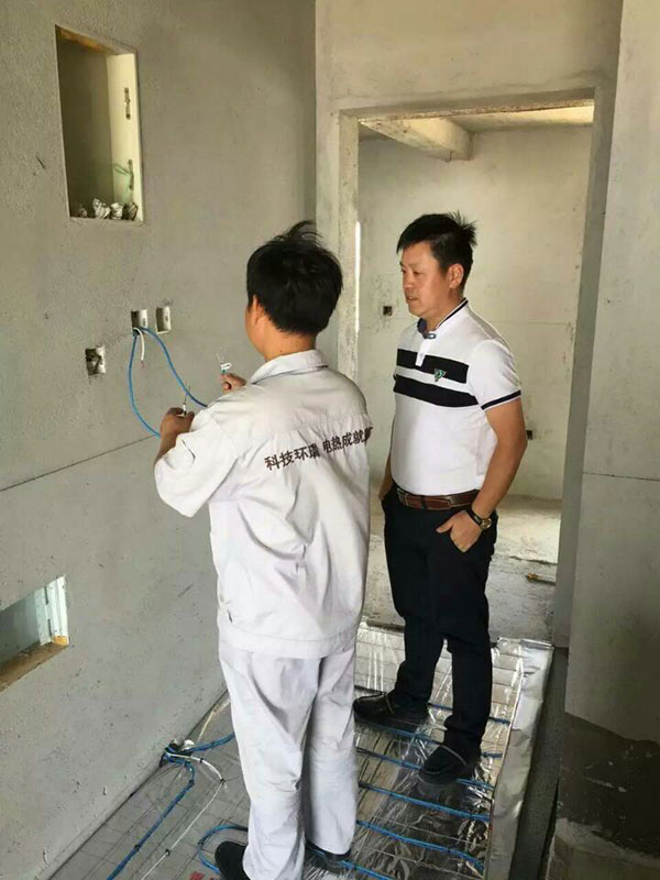 海陽曦島假日灣小區電地暖1